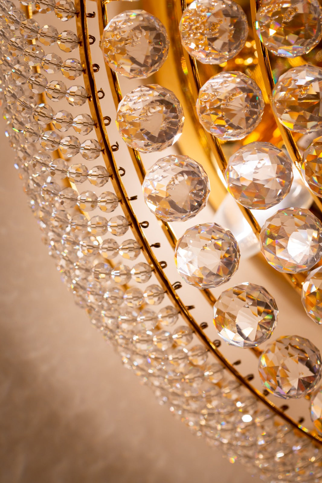 Classic crystal ceiling light Amaly