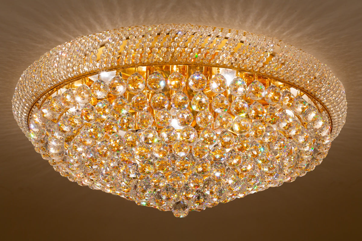 Classic crystal ceiling light Amaly