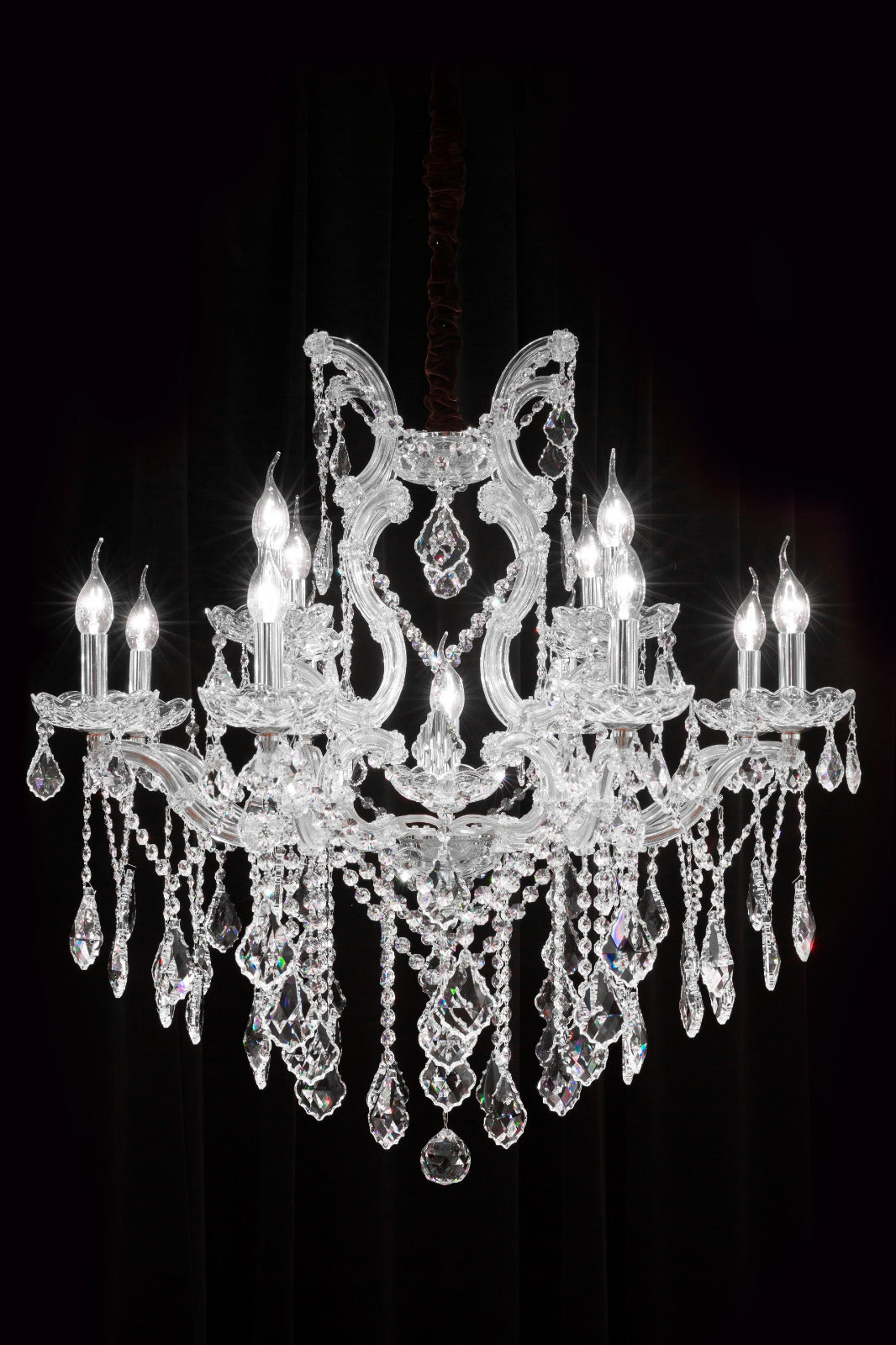 Classic Maria Theresa chandelier Isabel 13 light