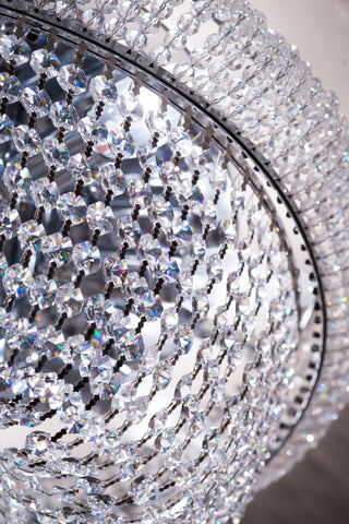 Classic crystal ceiling light Nathalie