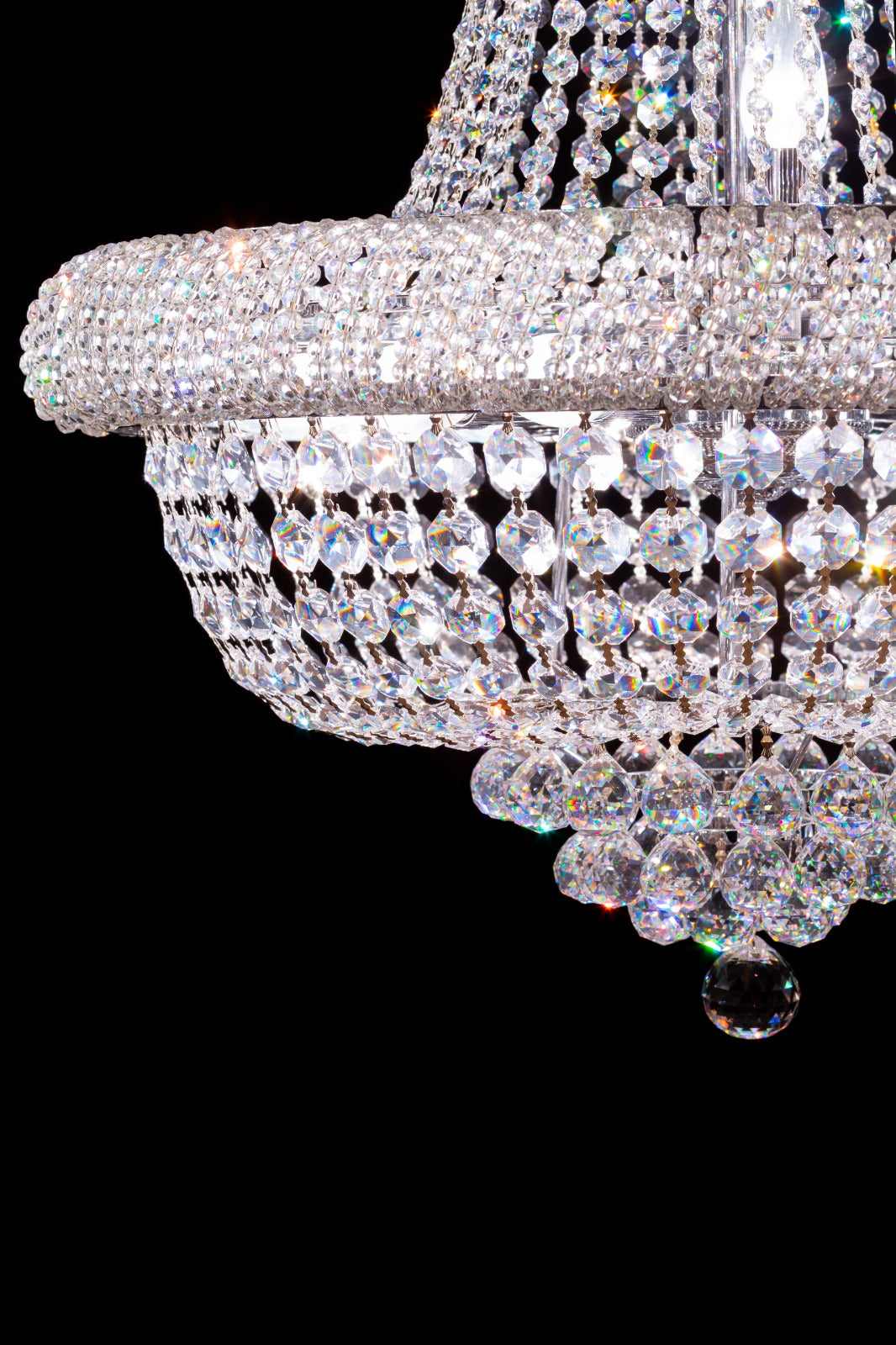 Classic crystal Bag Chandelier Victoria with Swarovski